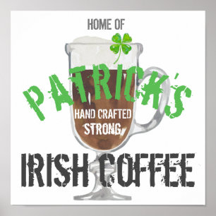 Personlig Irish Coffee Poster