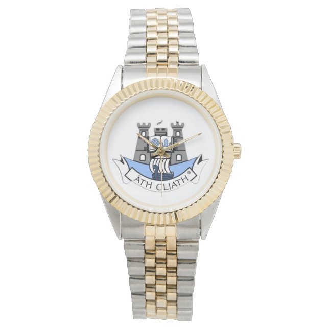 Personlig Irish County Manar tårches Co.Dublin. Armbandsur (Framsida)