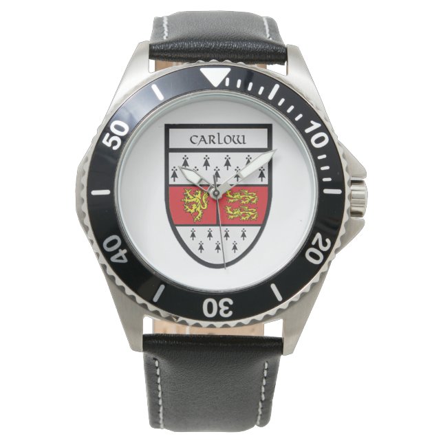 Personlig Irish County Manar vaktches Co. Carlow. Armbandsur (Framsida)