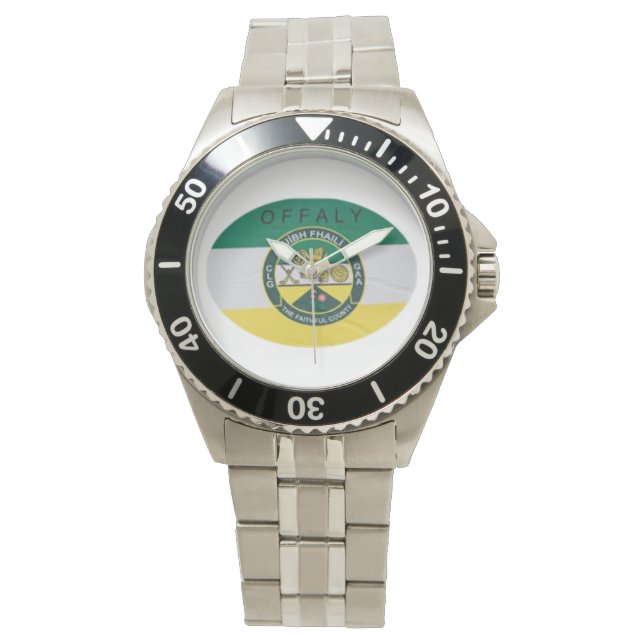 Personlig Irish County Manar vaktches Co.Offaly Armbandsur (Framsida)