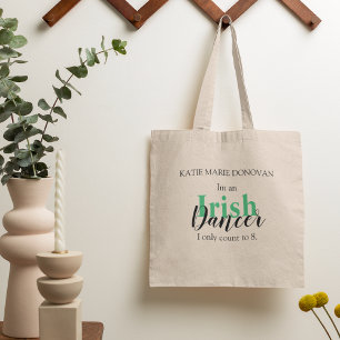 Personlig Irish Dancing Quote Tygkasse