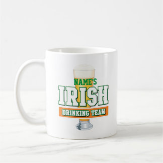 Personlig Irish Drinking Team Frosted Mugg