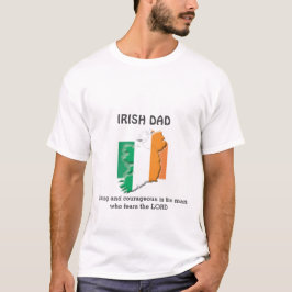 Personlig IRISH PAPPA Starkt djärv T Shirt