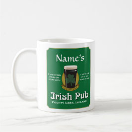 Personlig Irish Pub Mugg
