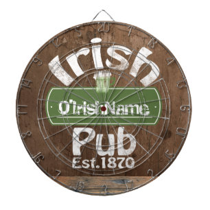 Personlig Irish Pub Old Keg Effect Sign Piltavla