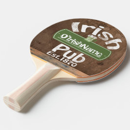Personlig Irish Pub Old Keg Effect Sign Pingisracket