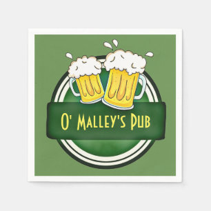 Personlig Irish Pub Pappersservett