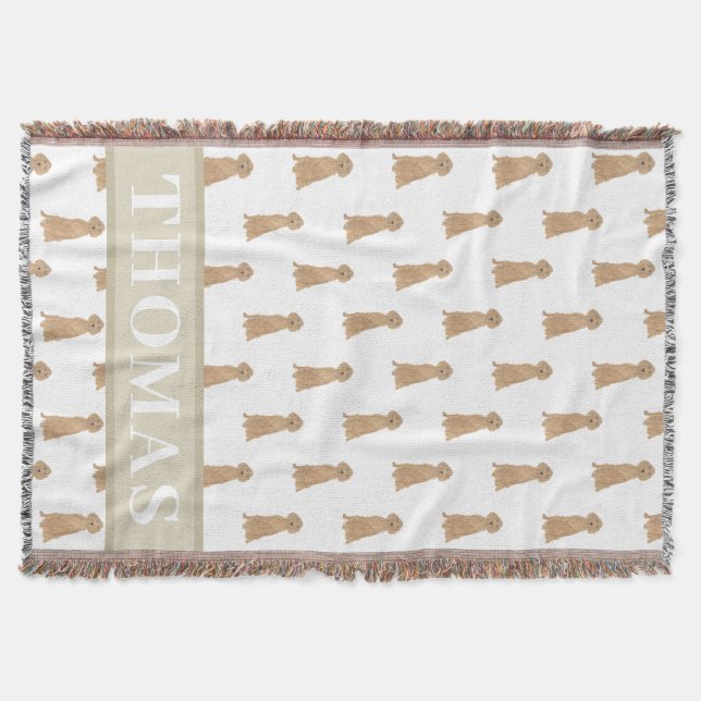 Personlig Irish Setter Filt (Framsidan)