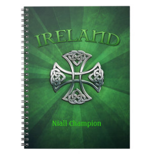 Personlig Irland Celtic Kor Anteckningsbok
