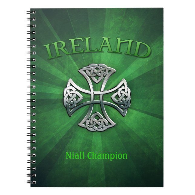 Personlig Irland Celtic Kor Anteckningsbok (Framsidan)