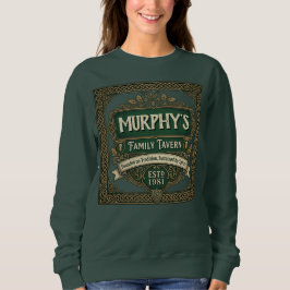 Personlig irländsk pubfamilj Taverns vintagegrön T Shirt
