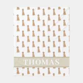 Personlig irländsk Setter  Fleecefilt