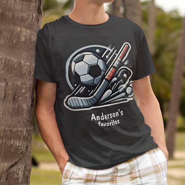 Personlig ishockey & idrottskvinna t shirt (Skapare uppladdad)
