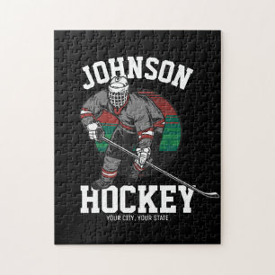 Personlig ishockeyspelare Team Idrottsutövare Namn Pussel