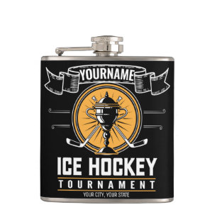 Personlig ishockeytrofé spelare lagmatch fickplunta