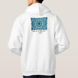 Personlig islamisk kakel Koranen-sats typografi Hoodie