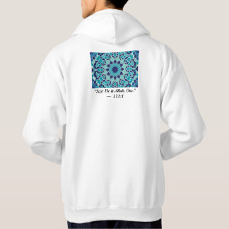 Personlig islamisk kakel Koranen-sats typografi Hoodie