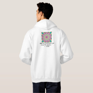 Personlig islamisk kakel-qurancitat typografi hoodie