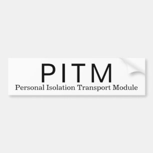 Personlig isoleringstransportmodul bildekal