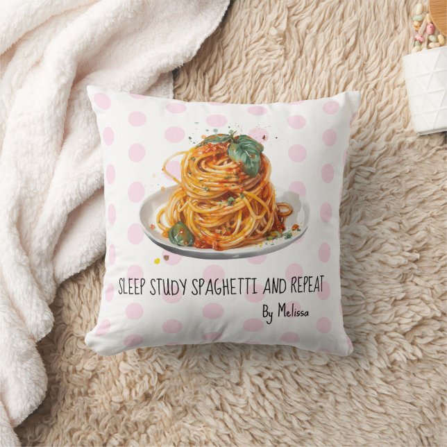 Personlig Italien Dekoration Spaghetti Modern Kudde (Filt)