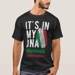 Personlig Italienska familjegruppen T Shirt