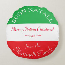 Personlig Italienska julhuset Buon Natale Couch