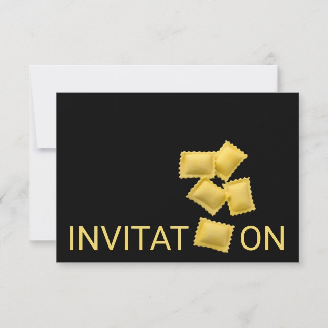 Personlig Italienska matdagen Tortellini Inbjudningar (Framsida)