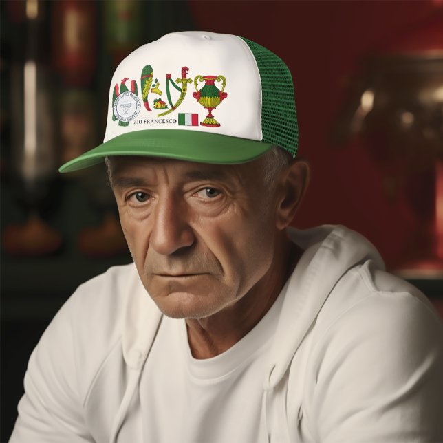 Personlig Italienskt sicilianskt kort Ess-kulturar Keps (Skapare uppladdad)