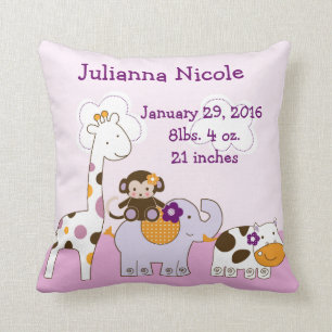 Personlig Jacana Girl Animals Pillow Keepsaké Kudde