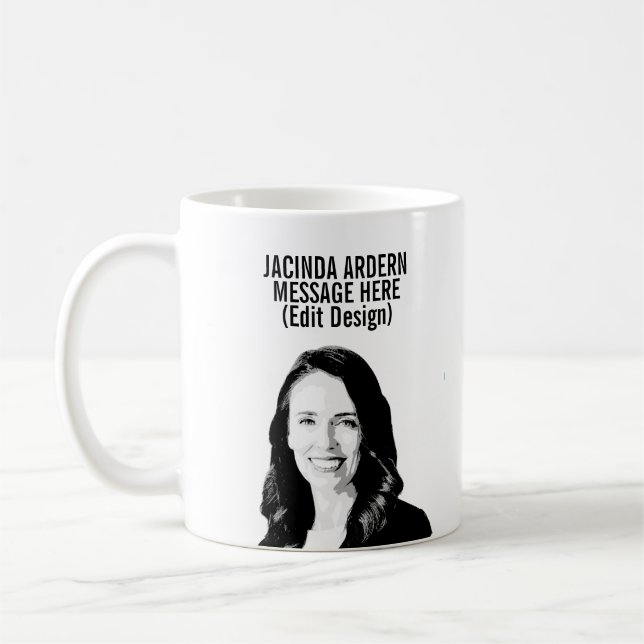 PERSONLIG JACINDA ARDERN KAFFEMUGG (Vänster)