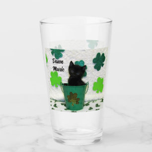 Personlig - Jack Cats St. Patrick's Day Glaskopp