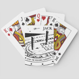 Personlig Jack Namn | Cribbage Casinokort