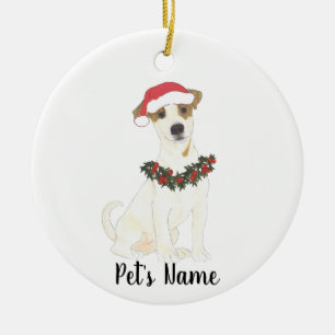 Personlig Jack Russell Terrier Julgransprydnad Keramik