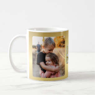 Personlig "Jag älskar MAMMA" fotokollage Kaffemugg