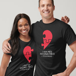 PERSONLIG jag är hans/hennes saknade biet par T Shirt