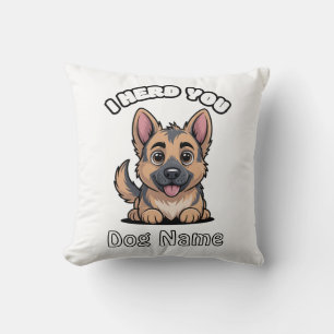Personlig "Jag hörde dig" tysk schäferhund present Kudde