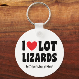 Personlig, jag Kärlek Lot Lizards Lustiny Nyckelring