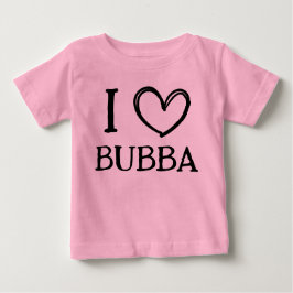 Personlig "Jag ❤️ Min (Namn)" Bebis/Småbarn Presen T Shirt