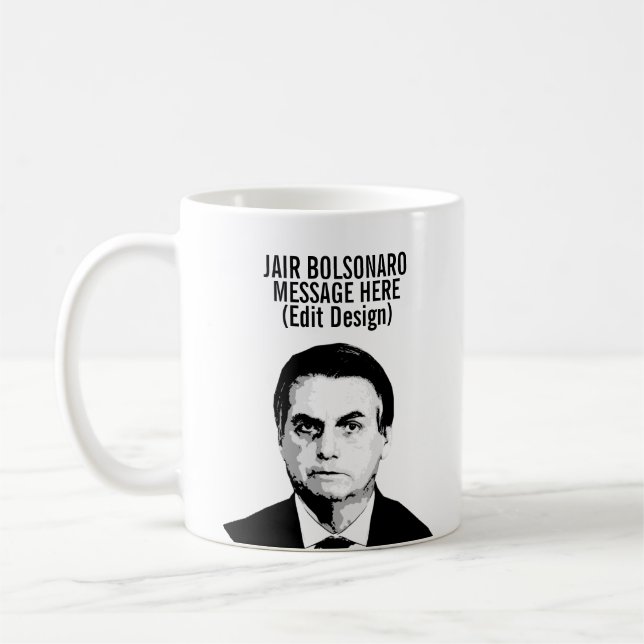 PERSONLIG JAIR BOLSONARO KAFFEMUGG (Vänster)