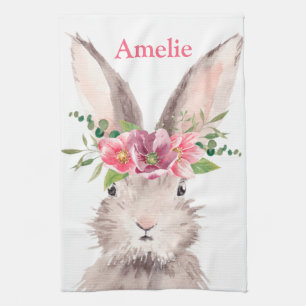  Personlig jakt på Cute Påskhare-ägg från Namn Kökshandduk