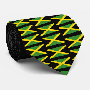 Personlig JAMAICA FLAGGA Monogram Neck Tie Slips