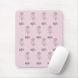 Personlig januari Carnation Bird Flower Musmatta