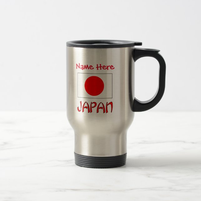 Personlig Japans Flagga Kulturarv Resemugg (Höger)
