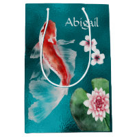 Personlig Japansk koi Fish, Cherry Blommars