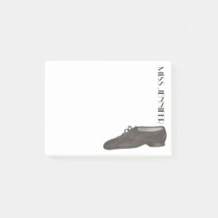 Personlig Jazz Shoe Dance Teacher Choreograf Post-it Block