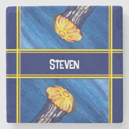 Personlig Jellyfish Stenunderlägg