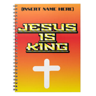 Personlig Jesus är Kung Prayer Journal Anteckningsbok