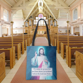 Personlig Jesus Helig Heart Tote Bag Tygkasse