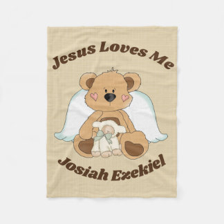 Personlig Jesus Kärlek Me Fleece Blanket