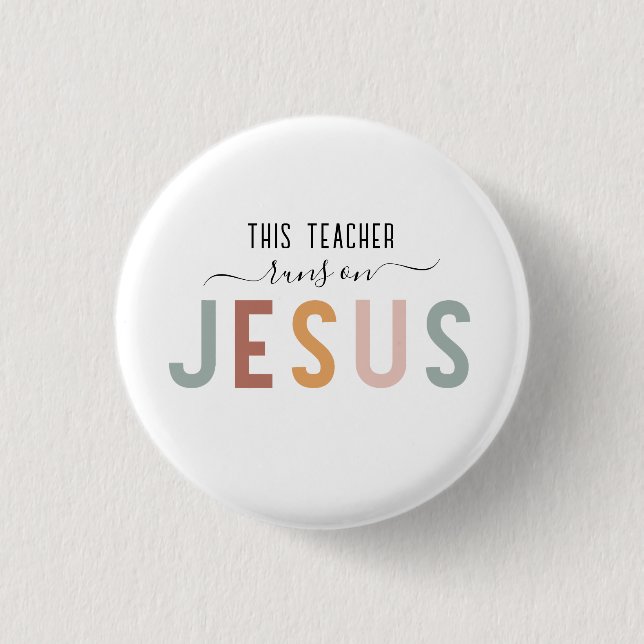 Personlig Jesus trosutövare Knapp (Framsida)